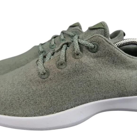Allbirds Shoes Mens 9 Sneaker Lifestyle Wool Runner Trainer Green Casual Comfort - Picture 4 of 15